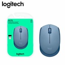 LOGITECH MOUSE WIRELESS INALAMBRICO USB M170 BLUE GRAY