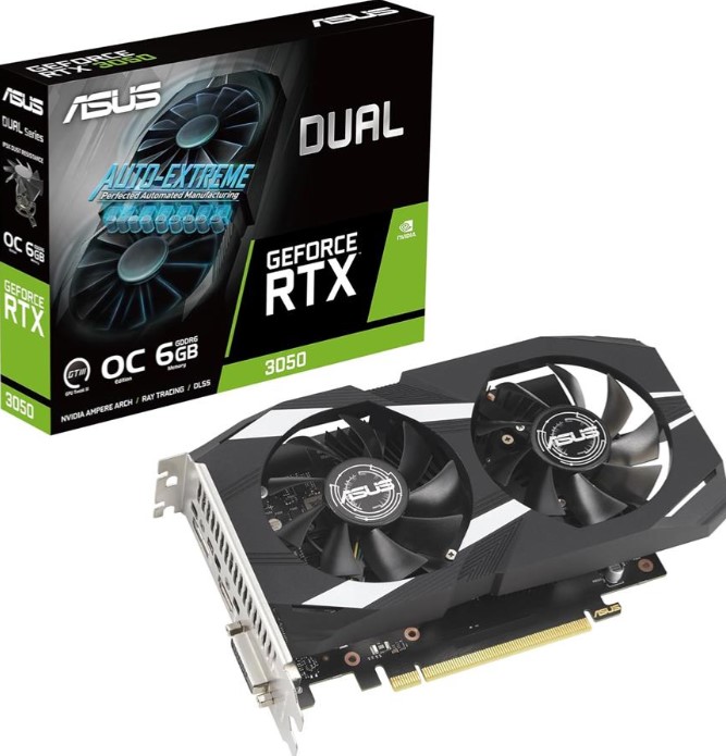 ASUS PLACA DE VIDEO RTX 3050 6GB GDDR6