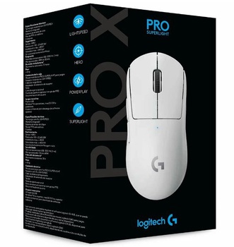 [8824] LOGITECH GAMING MOUSE PRO X SUPERLIGHT WHITE