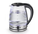 YELMO PE-3907 PAVA ELECTRICA VIDRIO TEMPLADO DOS PUNTOS CAFE - MATE