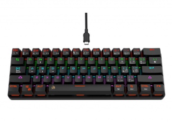 [8854] NETMAK NM-DOMINATE TECLADO GAMER MECANICO 60% NEGRO