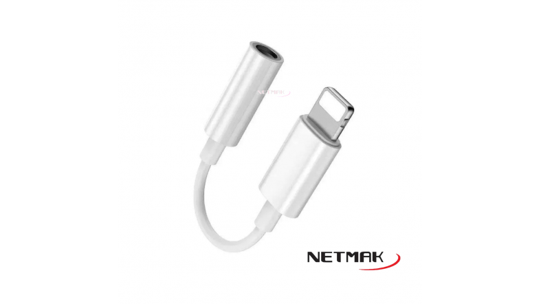 NETMAK ADAPTADOR LIGHTENING A 3.5MM NM-TC56