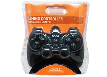 JOYSTICK NOGANET NG-2131 USB VIBRACION PC NEGRO