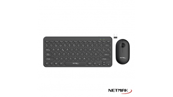 [8987] NETMAK NM-KB850 KIT MOUSE + TECLADO INALAMBRICO NEGRO