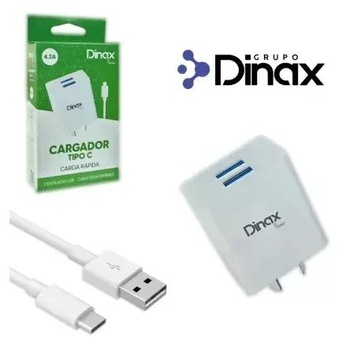 [8997] DINAX DX1CAR42TC CARGADOR 220V 4.2A TIPO C 2 USB