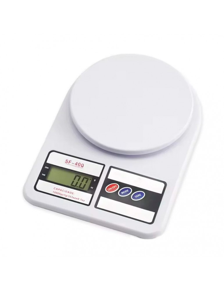 Balanza Digital De Cocina 10 Kg Display Lcd Pila Aaa (No Incluidas)