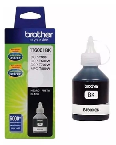 BOTELLA BROTHER TINTA SISTEMA CONTINUO BT6001BK BLACK NEGRA 108ML