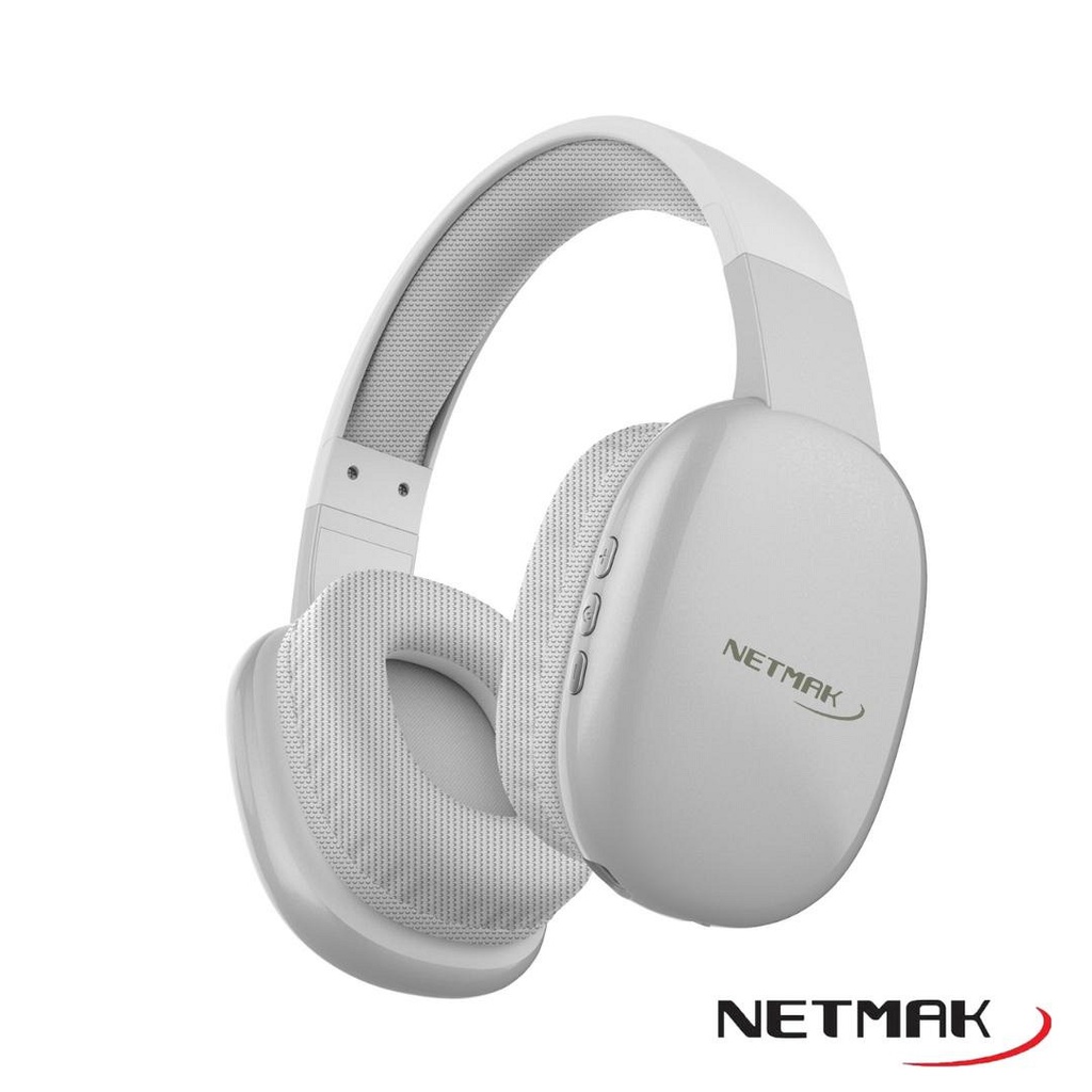 NETMAK NM-VOLT-W - AURICULAR VINCHA BLUETOOTH DUAL WHITE BLANCO