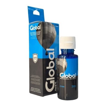 [9326] GLOBAL TINTA HP GT52/53 COLOR CYAN 70ML