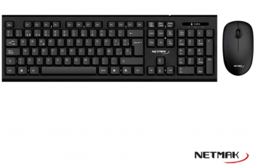 NETMAK NM-KB760 COMBO TECLADO MOUSE INALAMBRICO