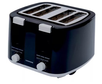 [9525] NOVOHOME NH-TO040 TOSTADORA 4 REBANADAS 7 NIVELES 1500W