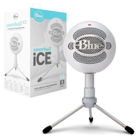 LOGITECH BLUE SNOWBALL ICE WHITE MICROFONO