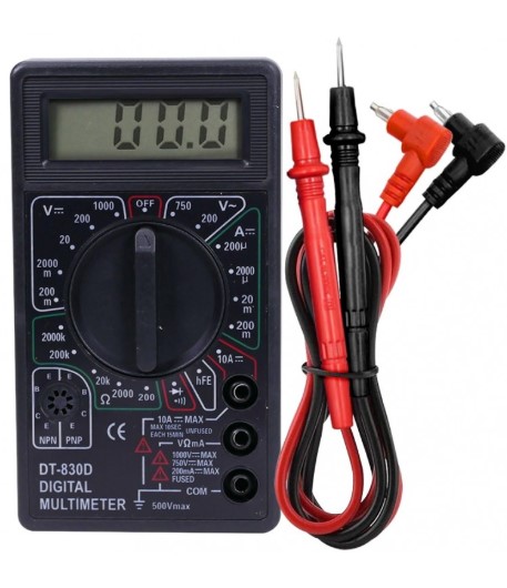 JAHRO JHD T830D TESTER DIGITAL BUZZER - NO INCLUYE BATERIA 9V