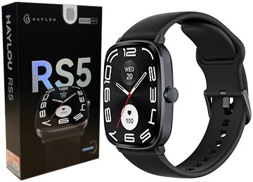 SMARTWATCH HAYLOU RS5 IP68 NEGRO