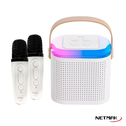 [10303] Netmak Nm-Molly Mini Karaoke + 2 Micrófonos