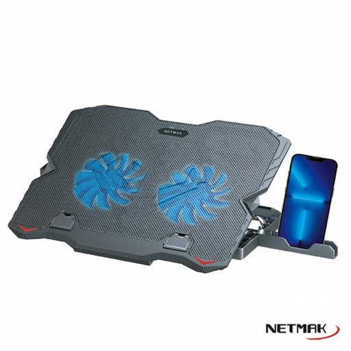 [10305] Netmak Nm-N134 Base Notebook Doble Cooler Gamer