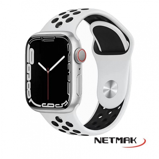 [10308] Netmak Nm-Plus-S Smartwatch Plus 1.75" Bluetooth Silver