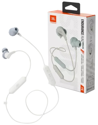 [10322] Auricular In Ear Jbl Endurance Run 2 Ipx5 Magnético Bluetooth 5.0 Blanco