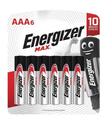 [10396] Energizer Pila Alcalina Aaa Blister X 6 Unidades Eneaaa6