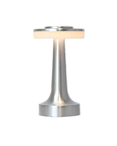 [10404] Velador Touch Led Recargable Calido Neutro Frio Color Silver 5V 5W 