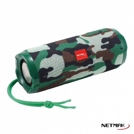 [10520] Netmak Nm-Flow-C - Parlante Portatil Bluetooth 10W Camuflado
