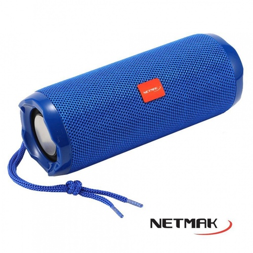 [10521] Netmak Nm-Flow-B - Parlante Portatil Bluetooth 10W Color Azul