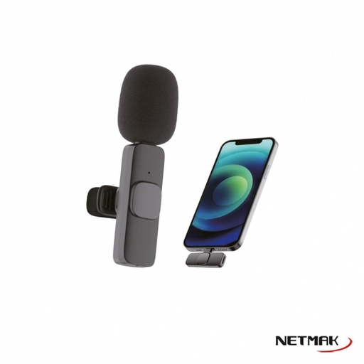 [10527] Netmak Nm-Mc10 Micrófono Inalámbrico Corbatero