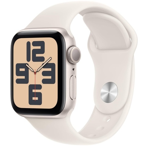 [10588] Apple MXEF3LL/A Watch SE 2 GPS Alumínio 40mm Star - Deportiva Estelar S/M