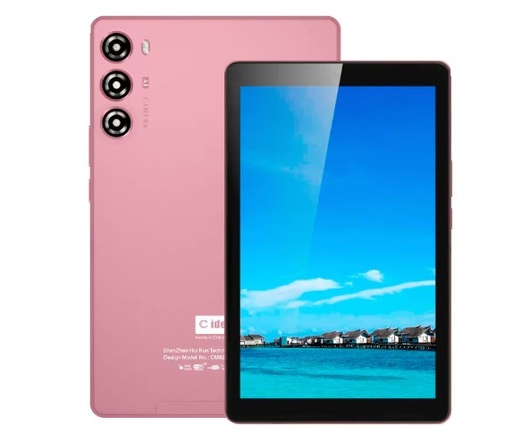 [10632] Tablet C Idea CM925 Pantalla 9" 5G Sim Lte 512GB 8GB RAM - Rosa + Funda y Accesorios