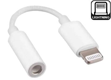 [10688] Adaptador Apple Lightning 8 Pines M A Jack 3.5 Mm H - Para Iphone Sin Micrófono Solo Audio Alternativo Tp-11399