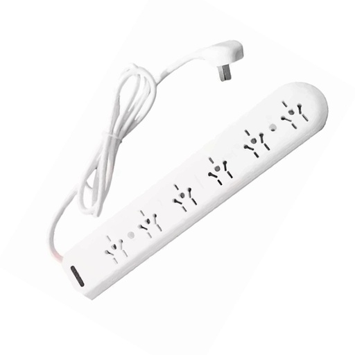 [10726] Kalop Zapatilla Prolongador Multinorma 6 Tomas Con Interruptor Cable 1.5M 