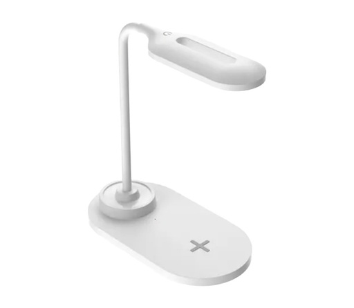 [10747] Pronext Velador Blanco Con Cargador De 10W Táctil 3 Intensidades Lamp 10W B