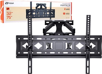 [10762] Noganet Soporte Ngt-Lt51 Móvil 32" A 75" Hasta 30Kg Vesa 400X400 Distancia Pared 8 A 36Cm