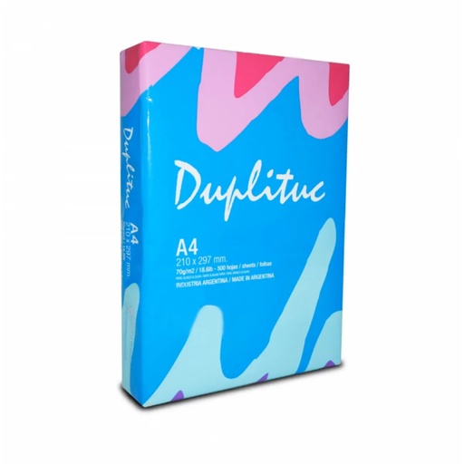 [10811] Duplituc Resma Papel Obra 500 Hojas A4 (210 X 297Mm) 70Grs 