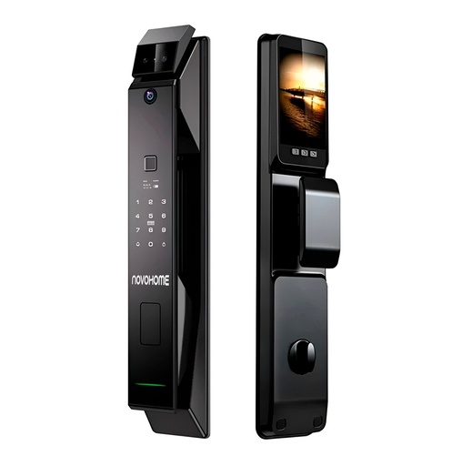 [10814] Novohome Nh-Sl45 Cerradura Electrónica Inteligente Digital Biométrica Smart Lock Con Reconocimiento Facial 3d + Huella Dactilar 9 Funciones
