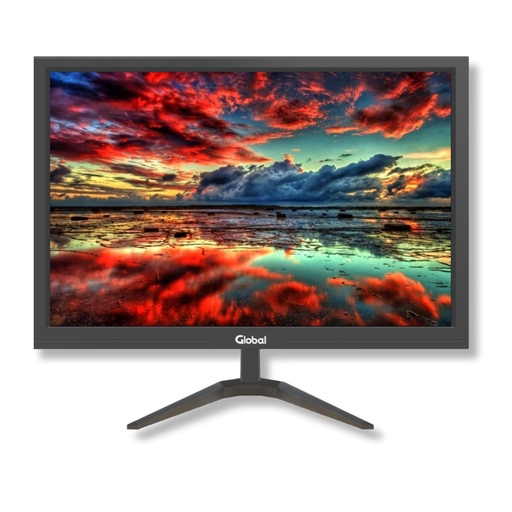 [10864] Global Monitor 21.5" Full Hd 60Hz Oficina Negro Base V  Vga Hdmi