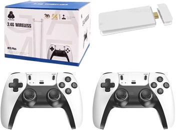 [10871] Consola Juegos M15 Plus Mini 30000 Juegos Mame Atari Gamegear Gameboy Super Nintendo Ps1 Pce  2 Joysticks Inalámbricos  Tp-19503