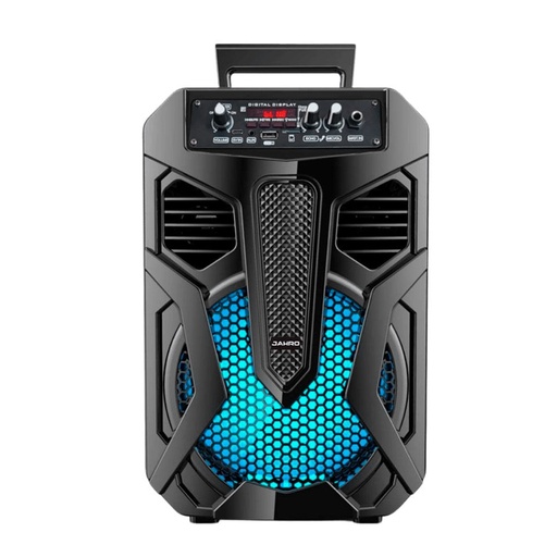 [10904] Jahro Parlante Bluetooth 5.3 Woofer Activo 8" Usb/Bt/Aux/Fm Con Micrófono