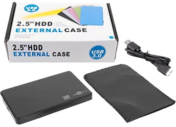[10954] Carry Disk 2.5" Sata Usb 3.0 Funda Negro