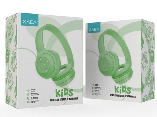 [11004] Xaea Auricular Bluetooth Modx-707 Kids Verde