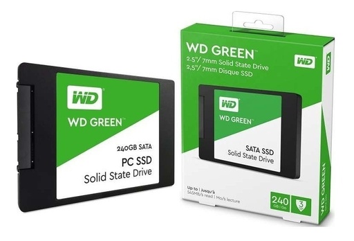 [11015] Western Digital Disco Ssd Sata Green 240Gb Wds240 2.5"