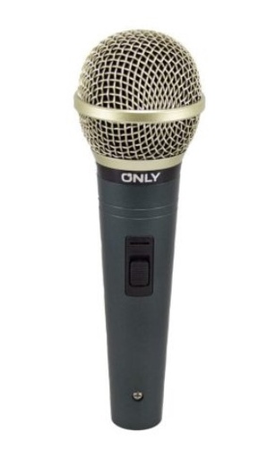[11017] Only Microfono Metal Profesional Con Cable 5Mts