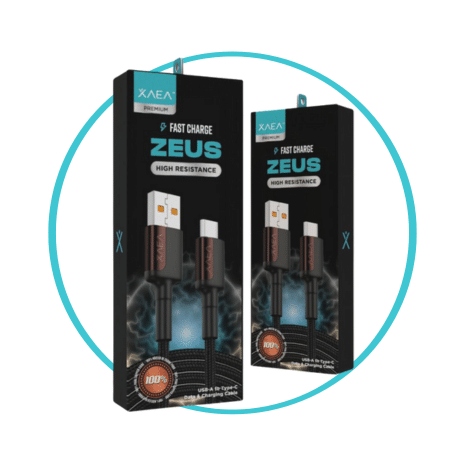 [11026] Xaea Cable Usb Modx-103 Zeus Cable Usb A Tipo C 1Mt 110 Hilos Cobre