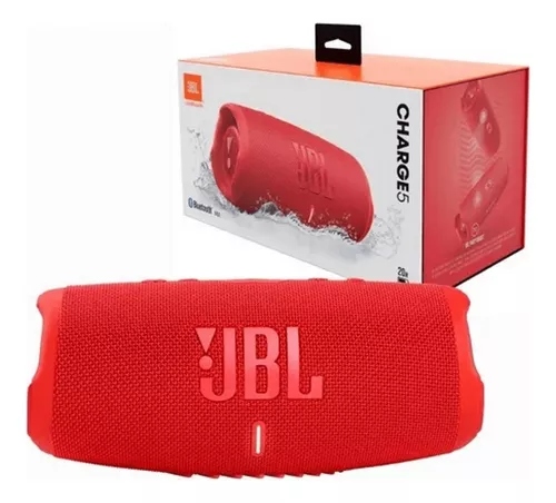[11060] Jbl Charge 5 Parlante Bluetooth 5.1 20Hs Ip67 Powerbank Red