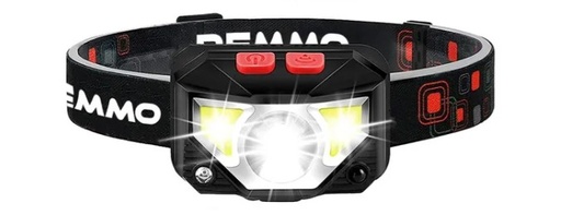 Linterna Minero COB Varias funciones Recargable USB
