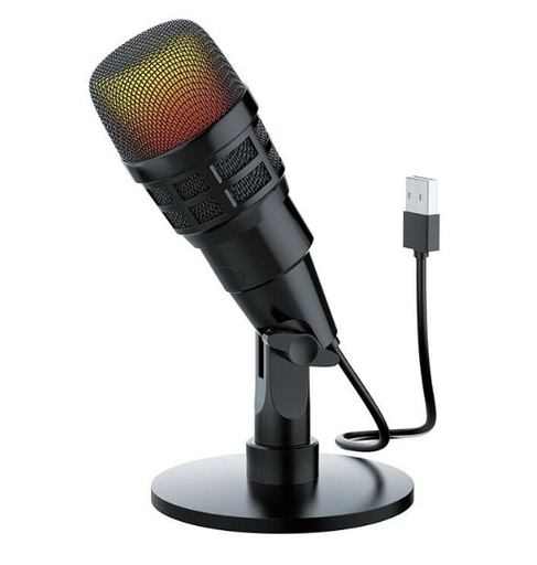 [11112] Xaea Microfono Usb Ryzer Stream Gaming Largo 2Mts