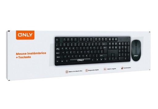 [11108] Only Combo Teclado Mouse Inalambrico Wireless Usb
