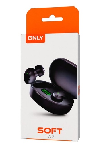 [11114] Only Manos Libres Auricular Earbuds TWS MODO-186 SOFT - ONLY - NEGRO