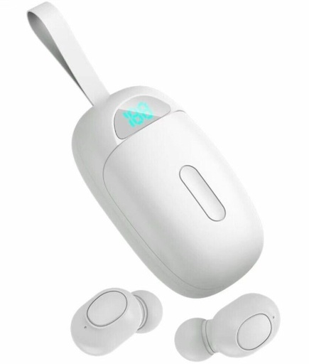 [11113] Only Auricular Earbuds TWS MANOS LIBRES - MODO-107 SWAYS - ONLY - BLANCO