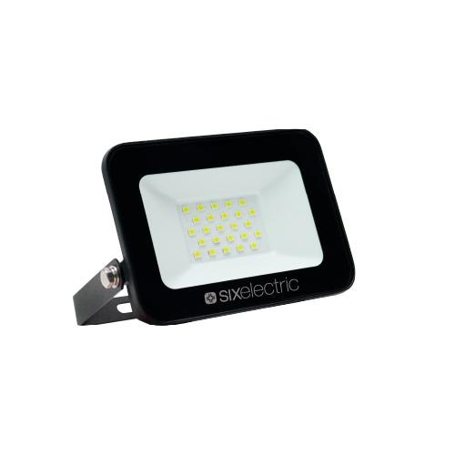 [11157] Sixelectric Proyector Pl002 Reflector Led 20W 6000K Blanco Frío Ip65 1800 Lúmenes